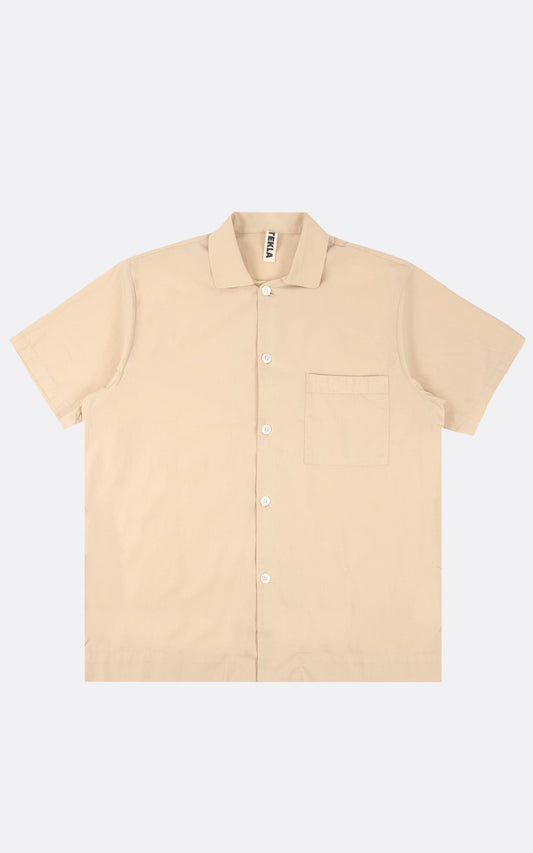POPLIN SS SHIRT KHAKI