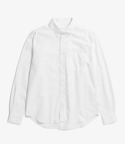 NORSE STANDARD OXFORD BD SHIRT WHITE