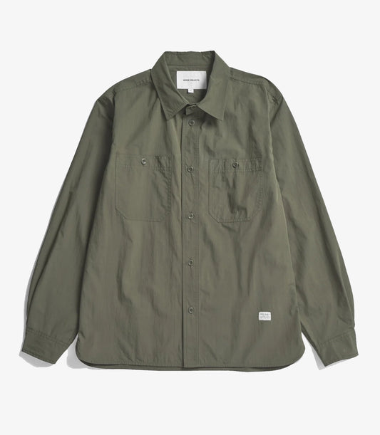 SILAS TECH POPLIN SHIRT 2.0 IVY GREEN