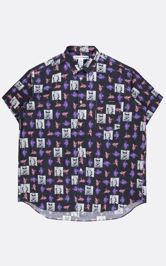 ANDY WARHOL WOVEN SHORT SLEEVE SHIRT