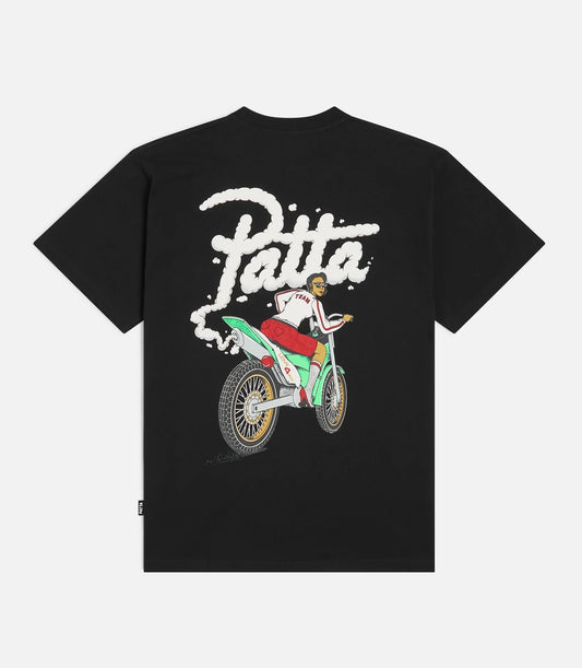 PATTA BIKER TEE BLACK