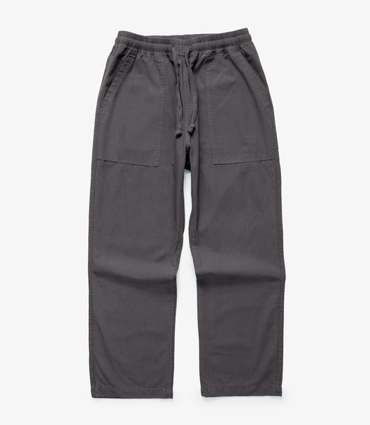 RIPSTOP CHEF PANTS WASHED BLACK