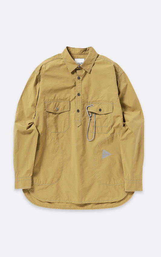 CORDURA TYPEWRITER LS OVER SHIRT DARK BEIGE