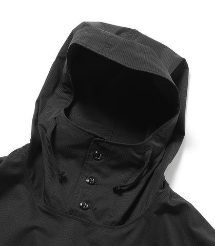 Cagoule Shirt Black Polyester Mesh