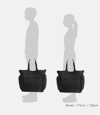 Force 2Way Tote Bag Black