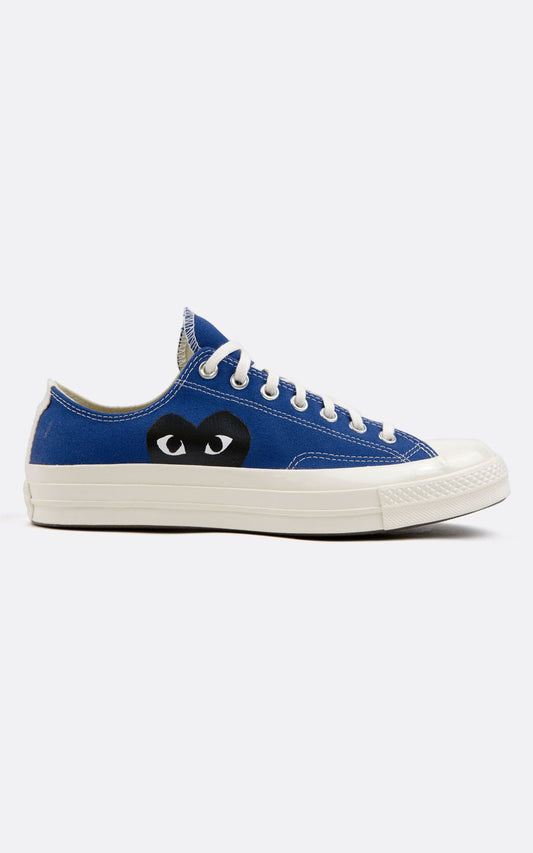 PLAY CDG X CONVERSE CHUCK TAYLOR'70-LOW TOP/BLUE