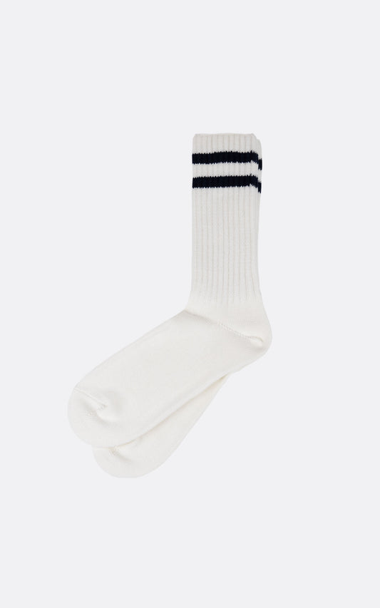 SCHOOLBOY SOCKS WHITE/NAVY