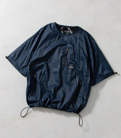 Mountain Crew Neck W-Zip Pocket Cut Sew Dark Navy