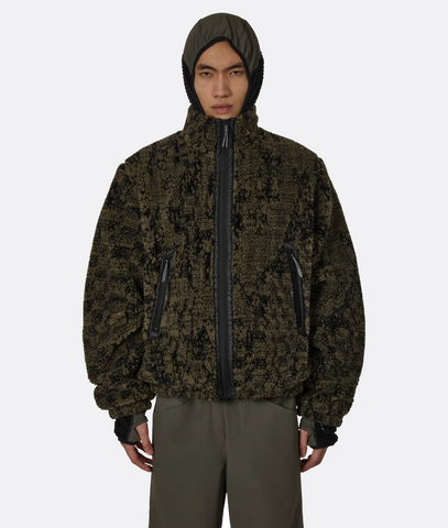 Ewe Furry Jacket Olive