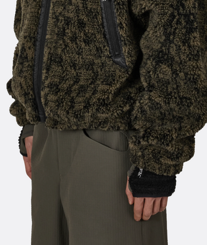 Ewe Furry Jacket Olive