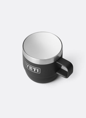 ESPRESSO MUG 2PK BLACK 6OZ