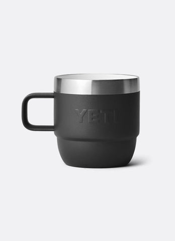 ESPRESSO MUG 2PK BLACK 6OZ