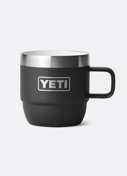 ESPRESSO MUG 2PK BLACK 6OZ