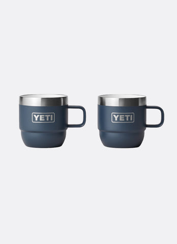 ESPRESSO MUG 2PK NAVY 6OZ