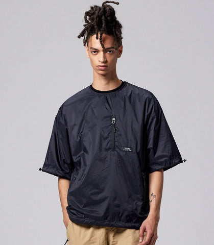 Mountain Crew Neck W-Zip Pocket Cut Sew Dark Navy