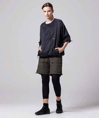 Mountain Crew Neck W-Zip Pocket Cut Sew Dark Navy