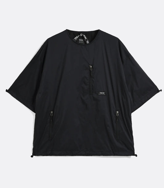 Mountain Crew Neck W-Zip Pocket Cut Sew Black