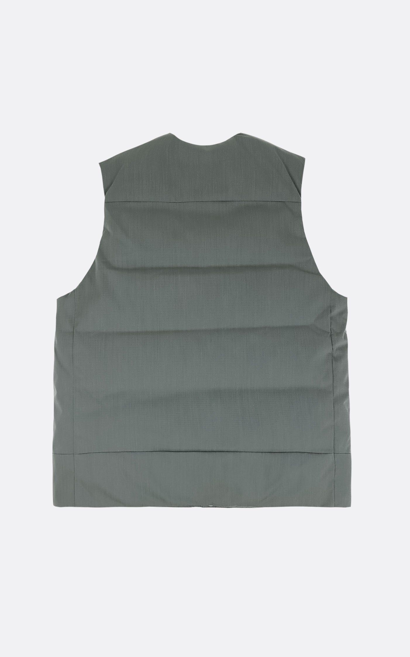 FIRE RESISTANT 2LAYER DOWN VEST FORESTGREEN