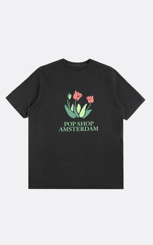 TULIP T-SHIRT BLACK