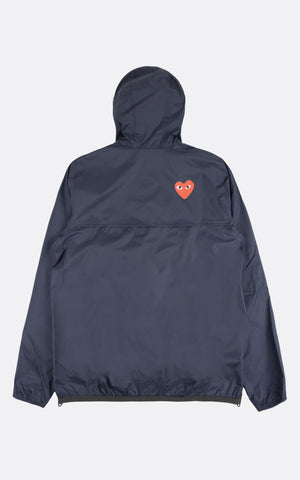 PLAY K-WAY ZIP NAVY