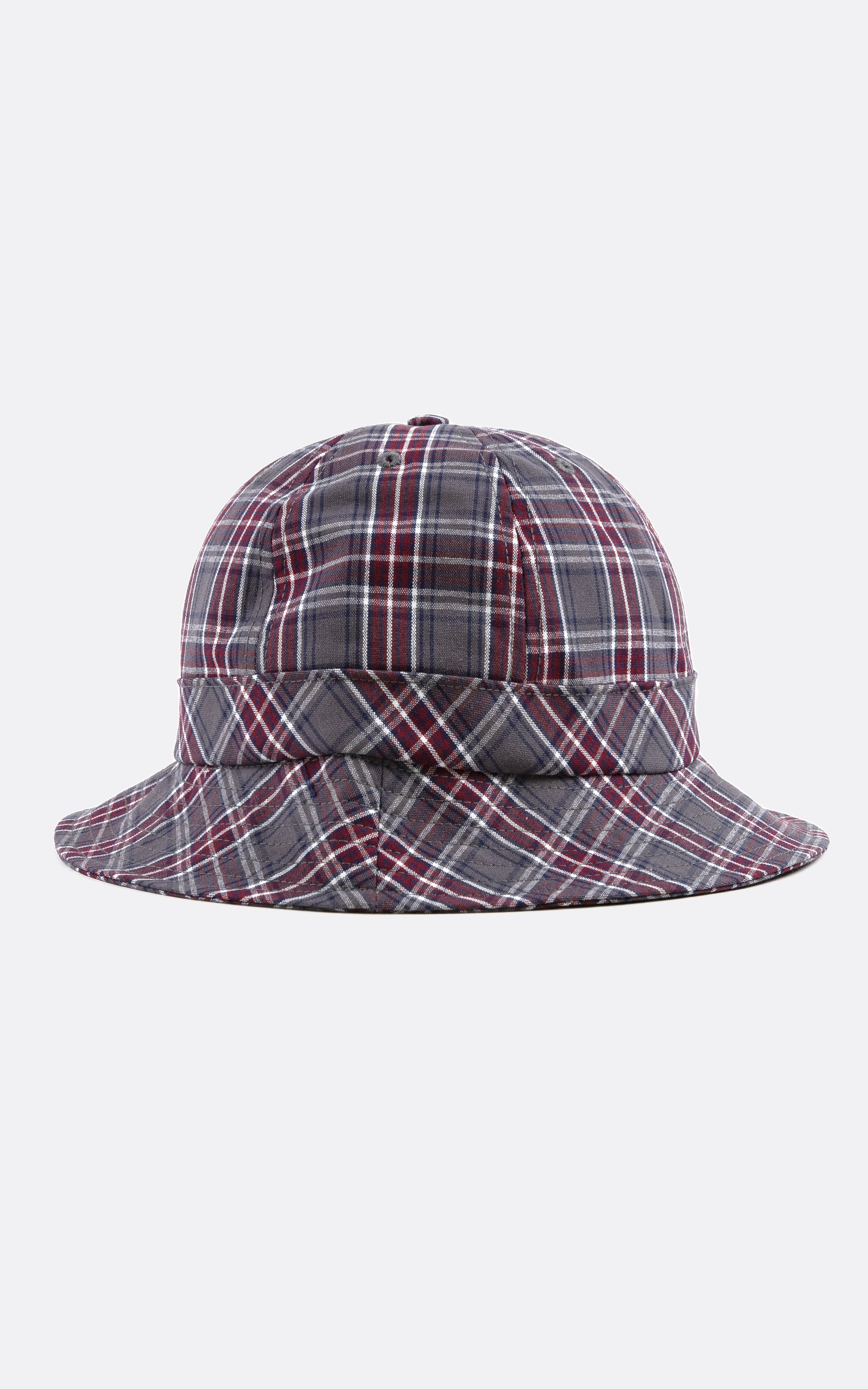CHECKED BELL HAT GRAY CHECK