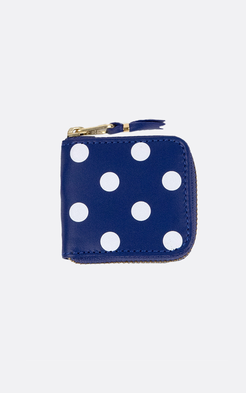 WALLET DOT LEATHER NAVY