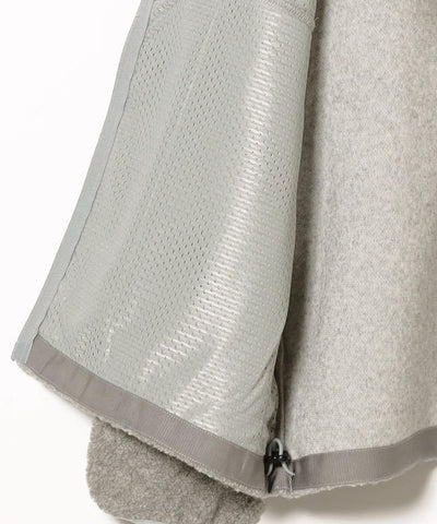 ANTONIO WOOL ZIP UP HEATHER GREY