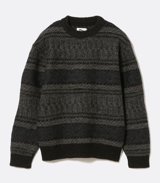 JACOB Fair Isle Knit Black