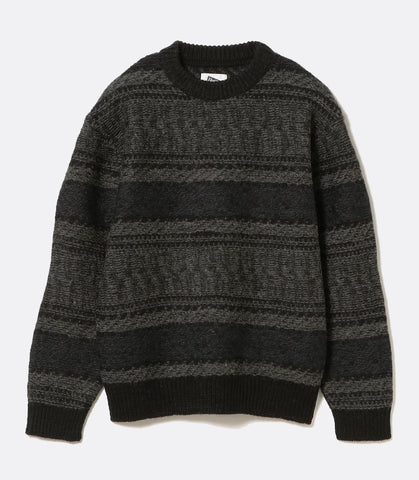 JACOB Fair Isle Knit Black