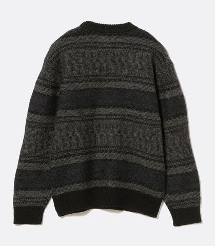 JACOB Fair Isle Knit Black