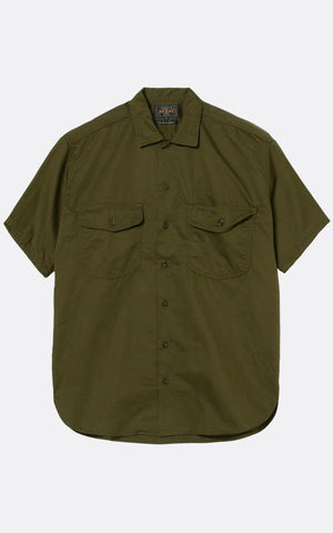 WORK TWILL SHIRT CLASSIC FIT OLIVE