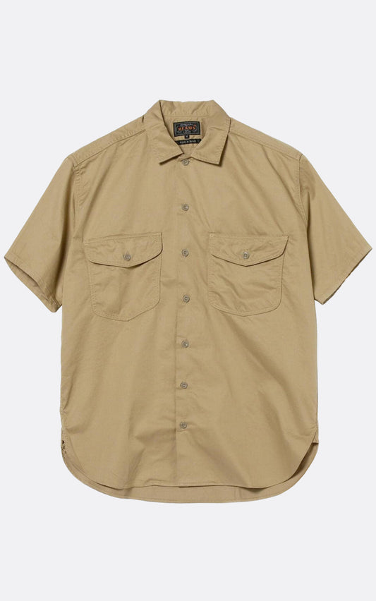 WORK TWILL SHIRT CLASSIC FIT KHAKI