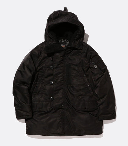 B+ MIL TYPE N-3B DOWN BLACK