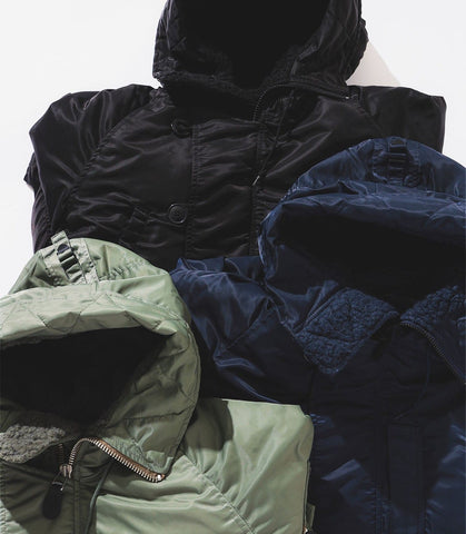 B+ MIL TYPE N-3B DOWN BLACK