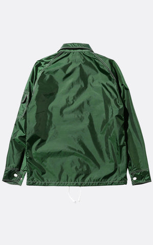 SPORTS SHIRT JACKET BRIGHT NYLON GREEN