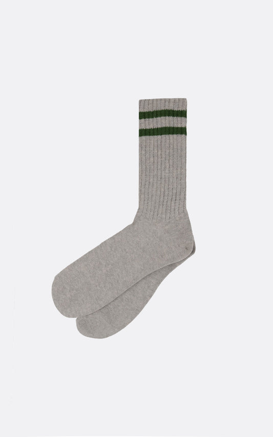 SCHOOLBOY SOCKS GRAY/GREEN