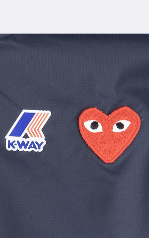 PLAY K-WAY ZIP NAVY