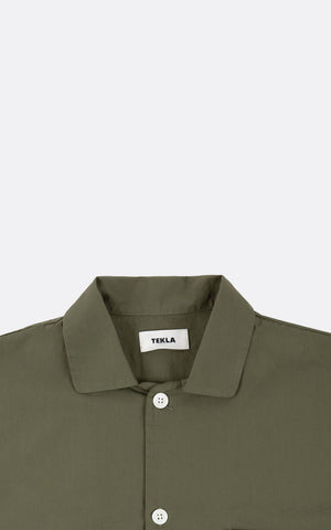 POPLIN SS SHIRT WILLOW