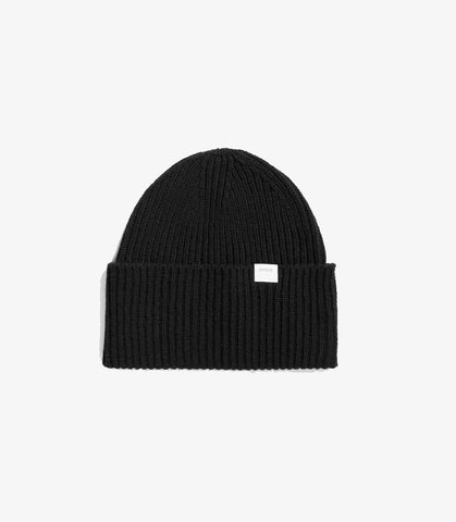 NORSE STANDARD MERINO LAMBSWOOL BEANIE BLACK