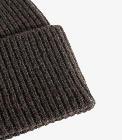 NORSE STANDARD MERINO LAMBSWOOL BEANIE HEATLAND BROWN