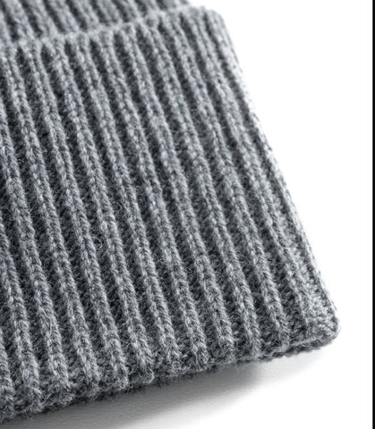 NORSE STANDARD MERINO LAMBSWOOL BEANIE GREY MELANGE