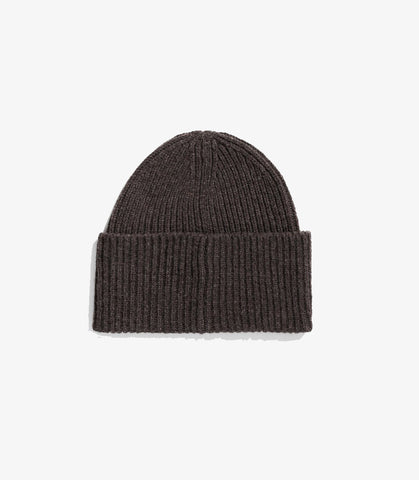 NORSE STANDARD MERINO LAMBSWOOL BEANIE HEATLAND BROWN