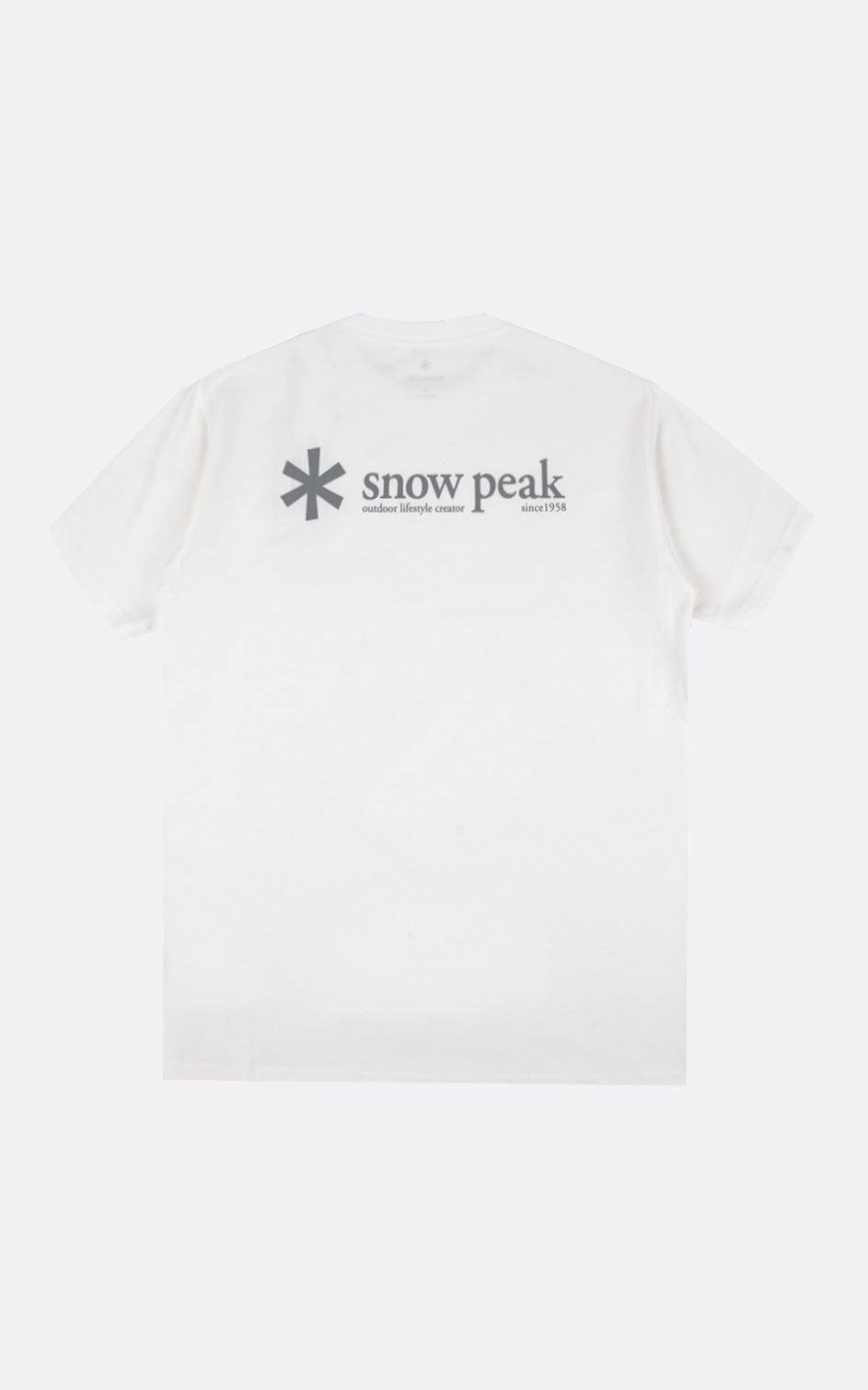 SNOW PEAK LOGO T-SHIRT WHITE