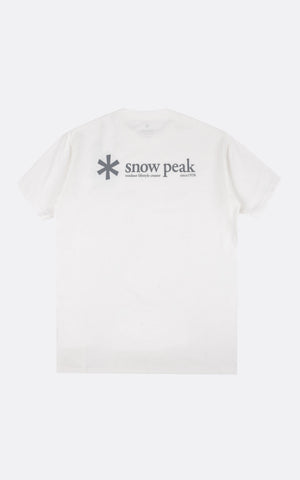 SNOW PEAK LOGO T-SHIRT WHITE
