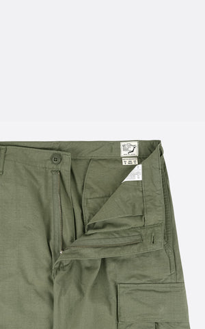 VINTAGE FIT 6 POCKETS CARGO PANTS ARMY GREEN
