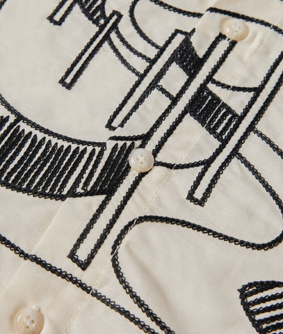 The dunes short sleeve shirt Off white