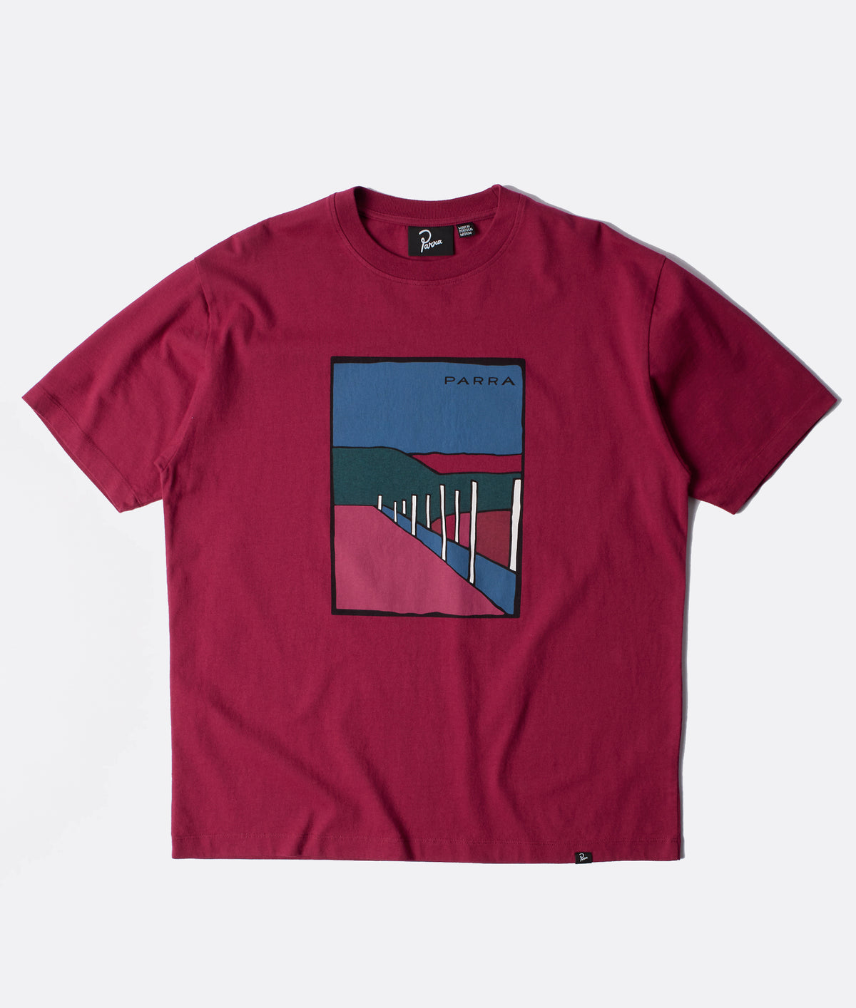 Beach parking t-shirt raspberry