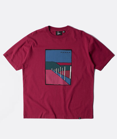 Beach parking t-shirt raspberry