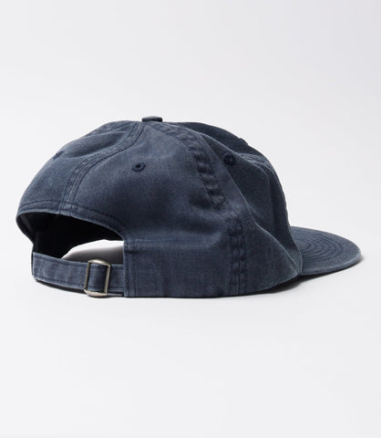 Signature 6 panel hat navy blue