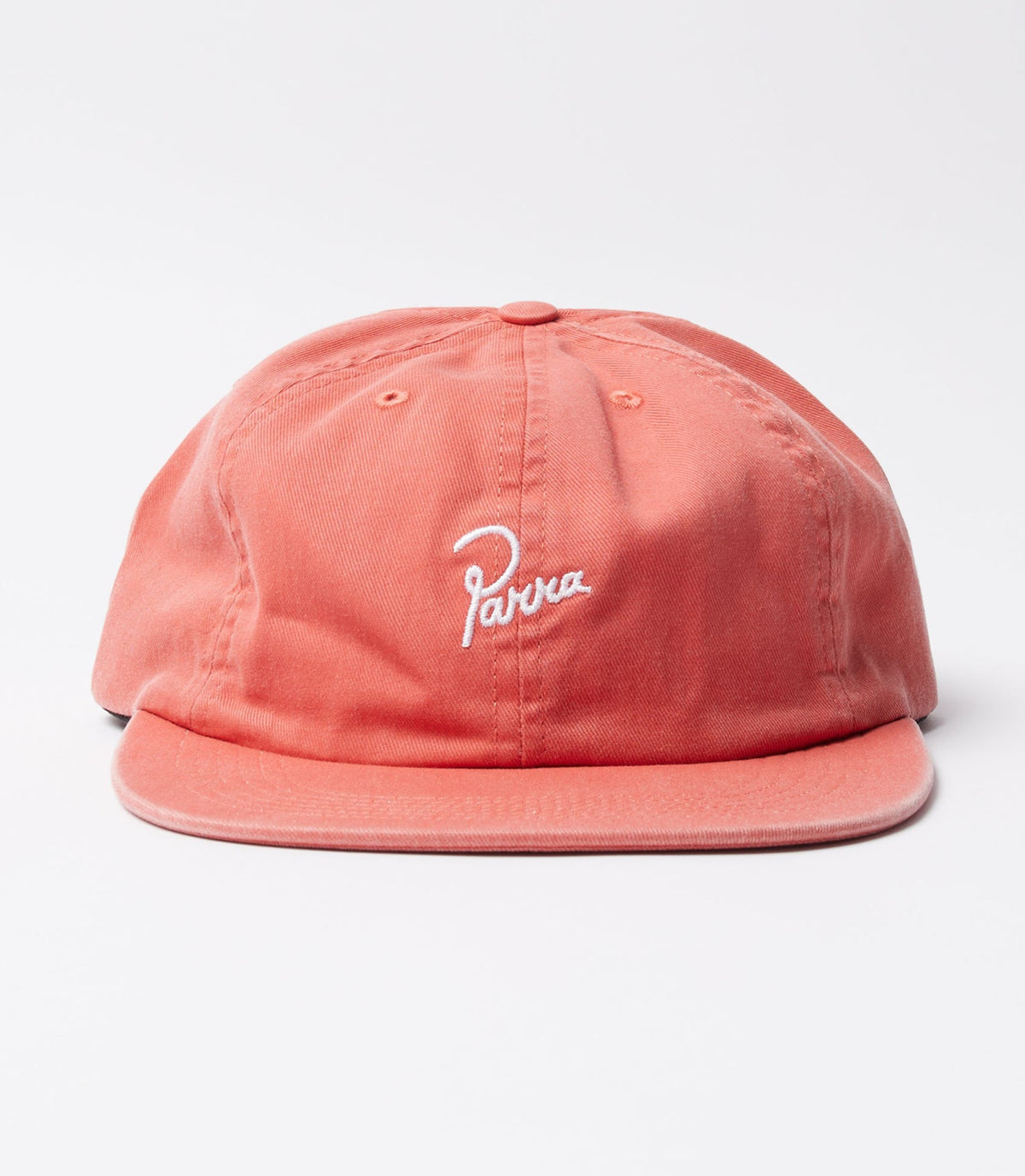 Signature 6 panel hat washed out red